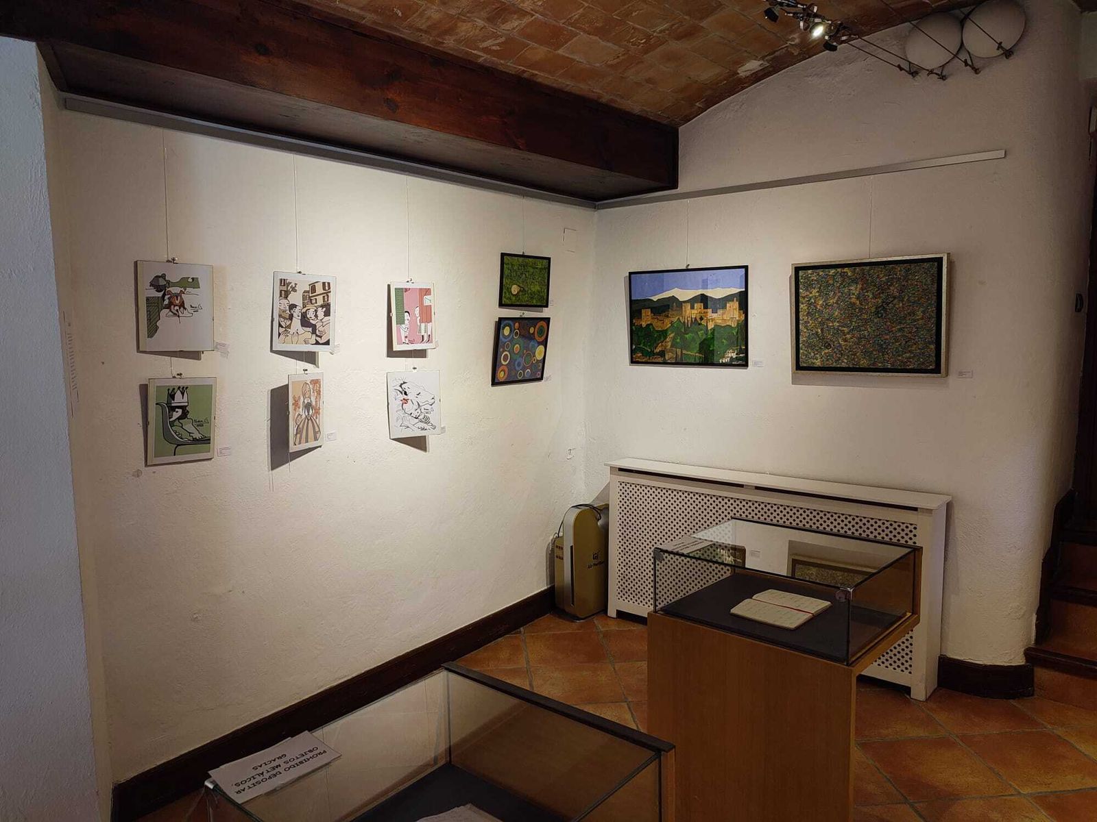 La exposición demuestra el arte desde una visión diferente.