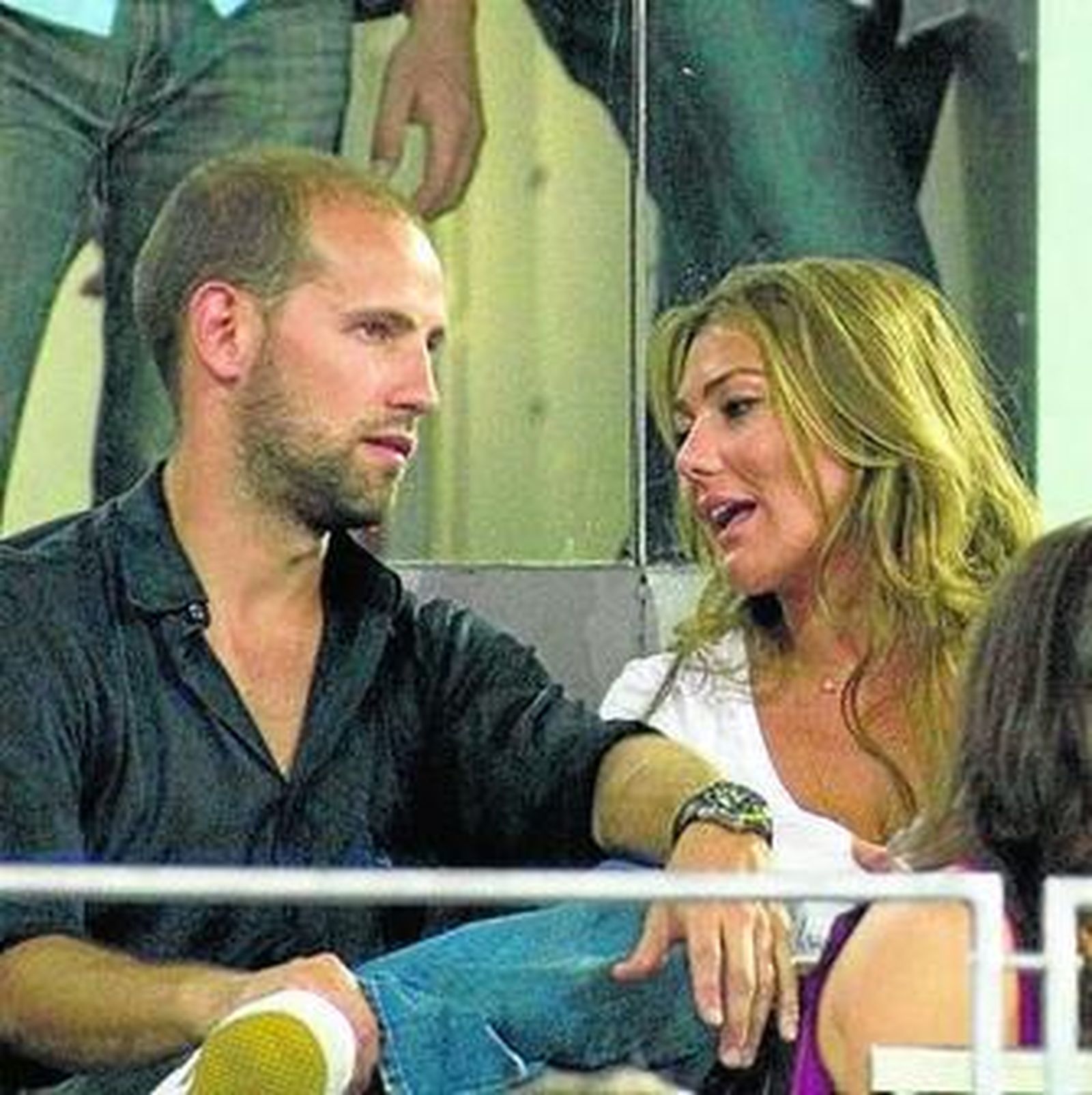 La pareja disfrutó de un partido de baloncesto en Madrid.