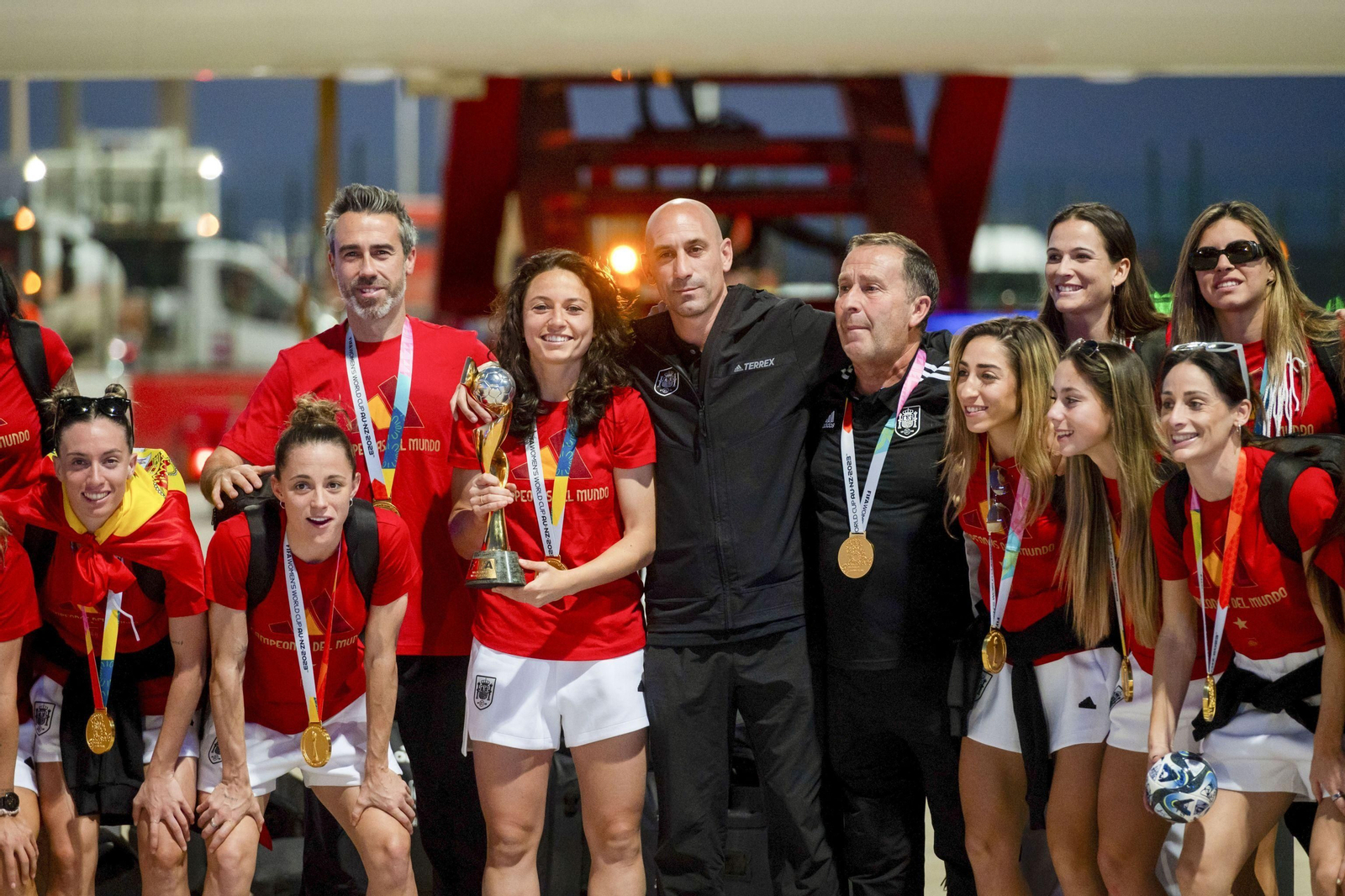 Los festejos de las jugadoras de la Selección española de fútbol femenino