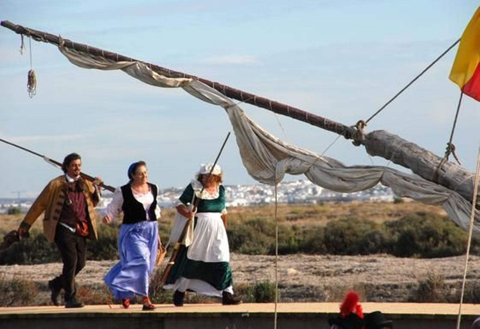 Unas 500 personas participan en la recreación de la batalla del Portazgo, en el entorno del puente Zuazo, con motivo del Bicentenario. 

Foto: Rioja