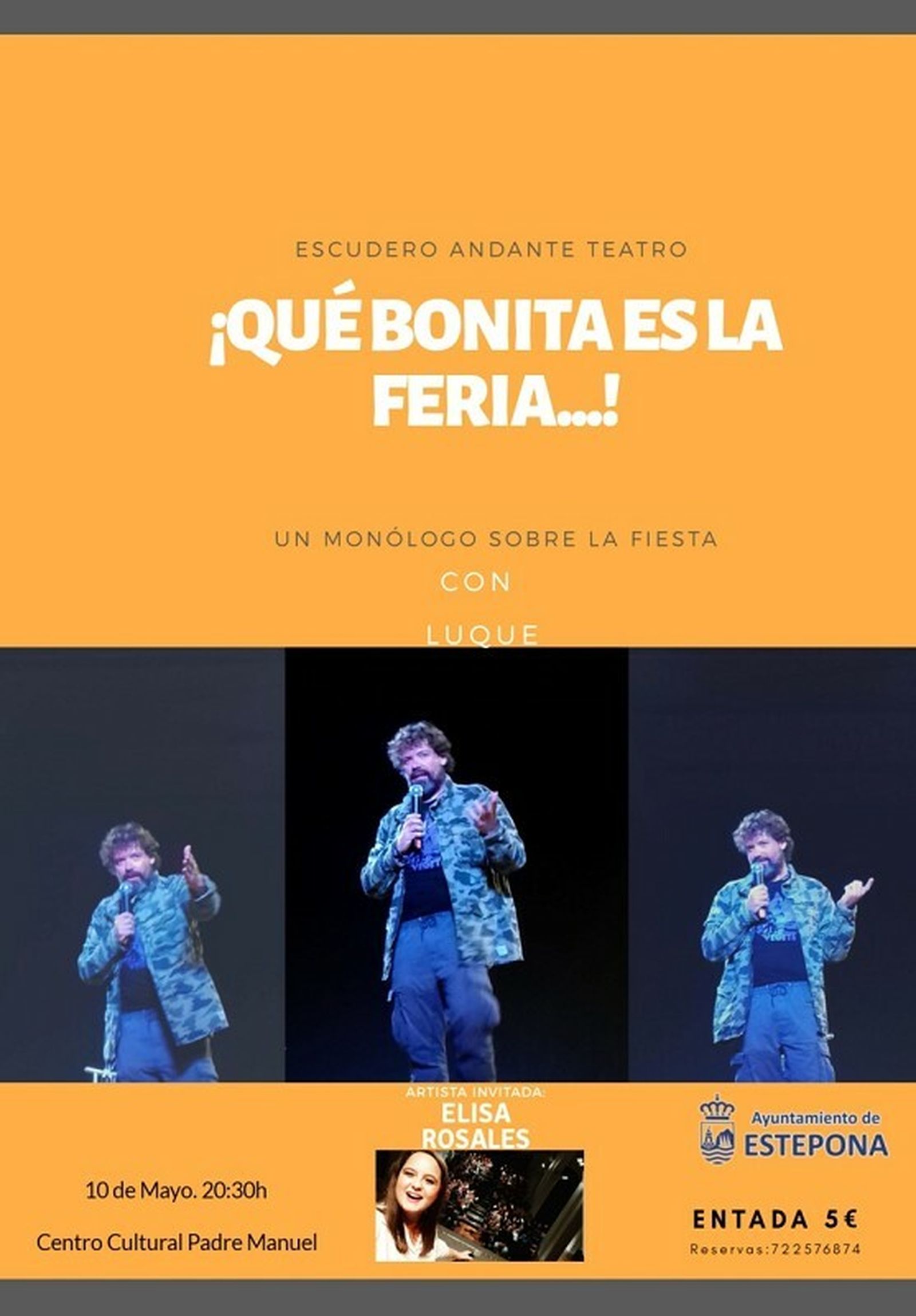 Cartel de la obra ¡Qué bonita es la feria!