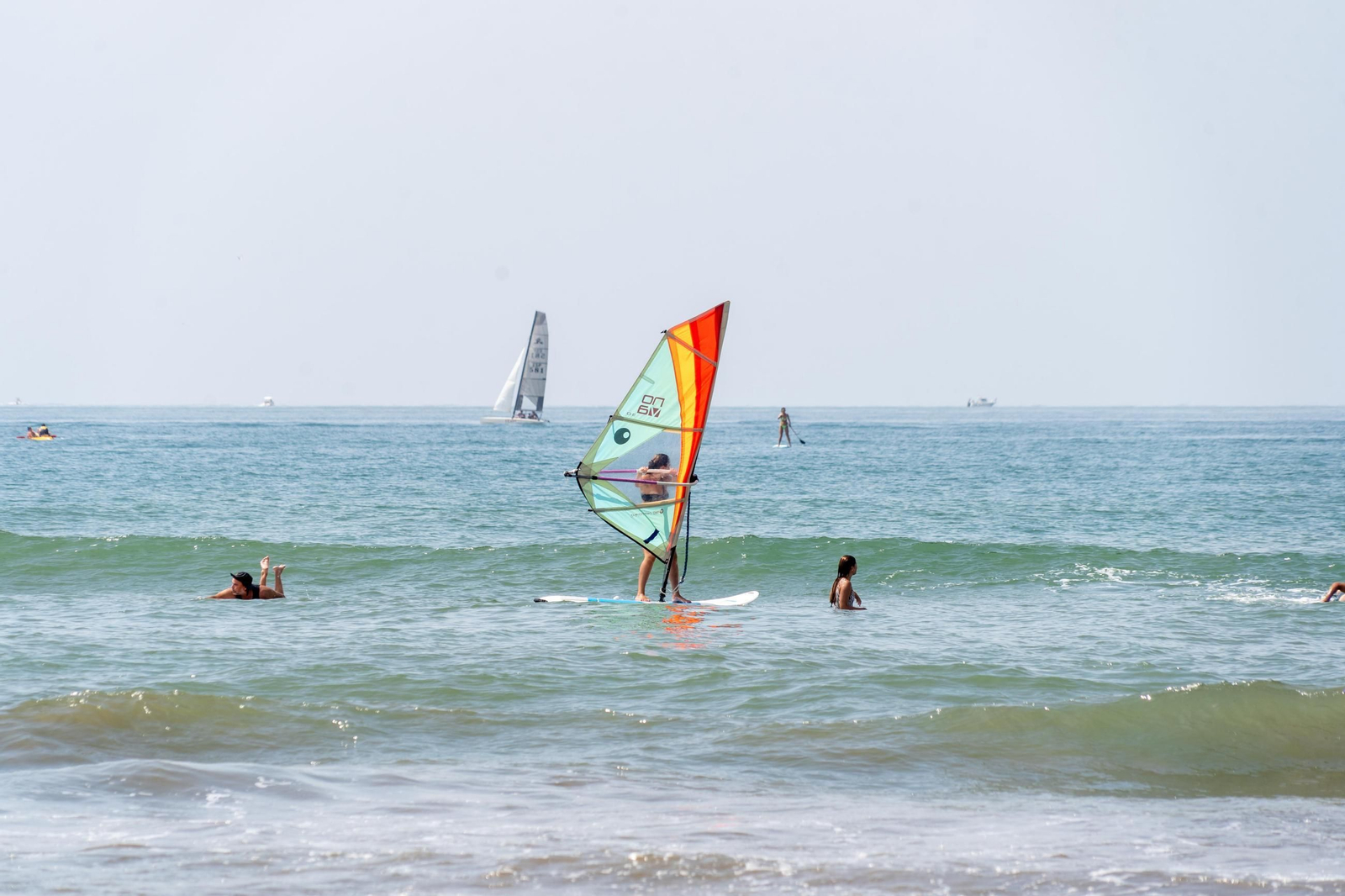 El ambiente de las playas de Huelva el domingo 24 de agosto