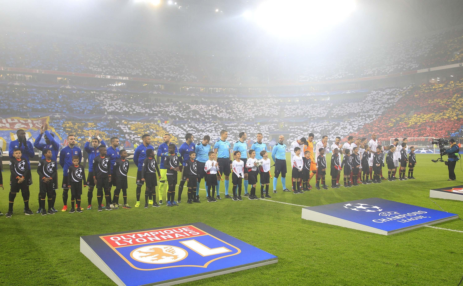 El Lyon-Sevilla, en imágenes.