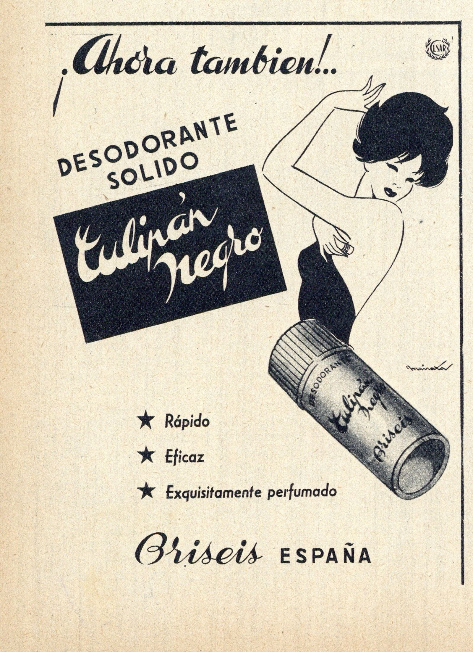 Anuncio publicitario de junio de 1961.