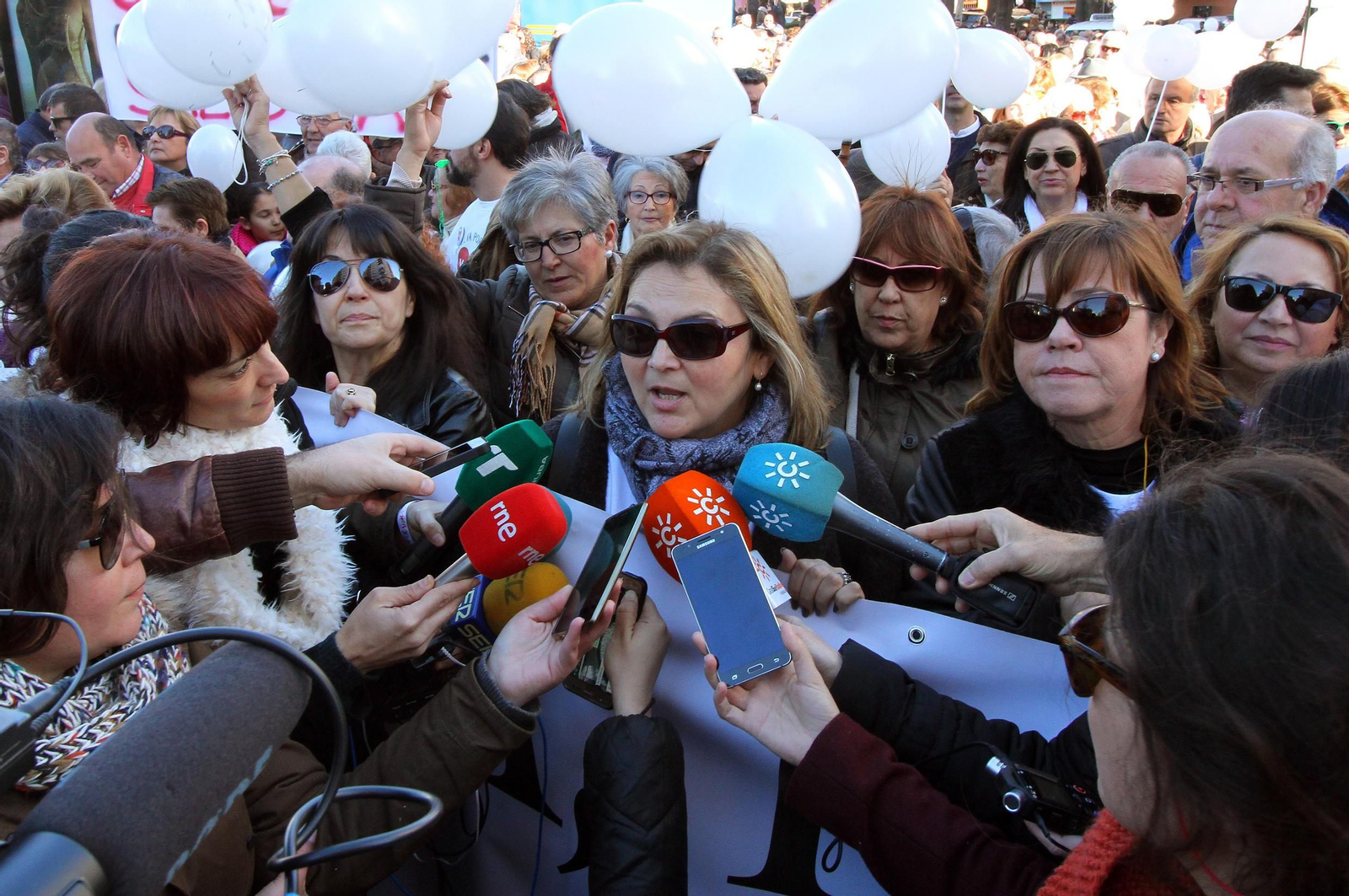 La marea blanca, en Huelva