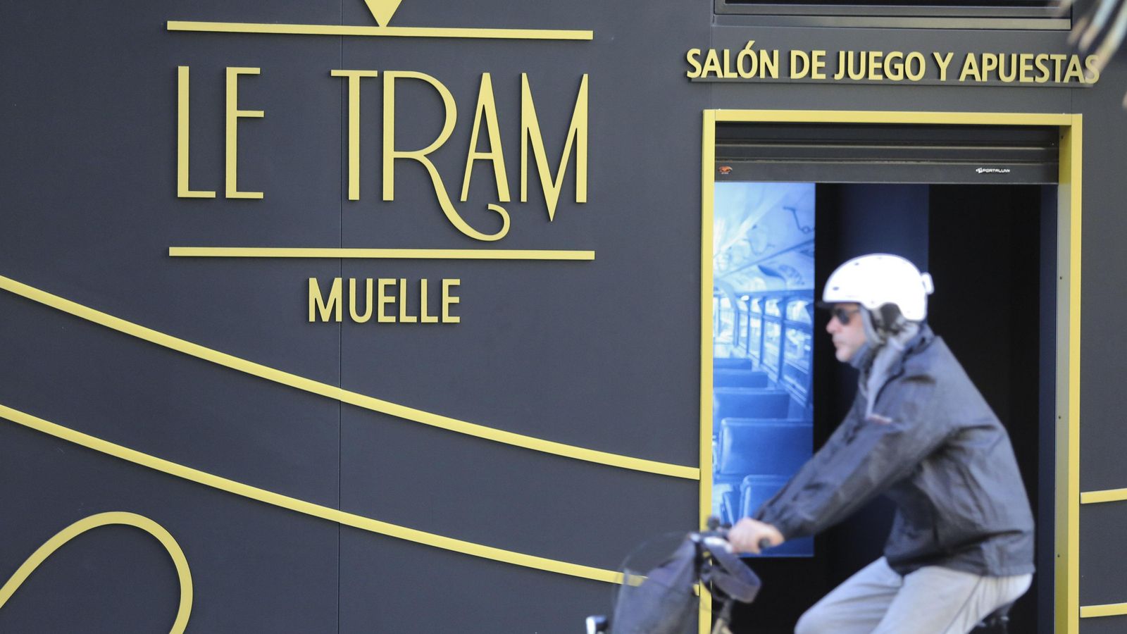 Un salón de juego en el centro de Málaga.