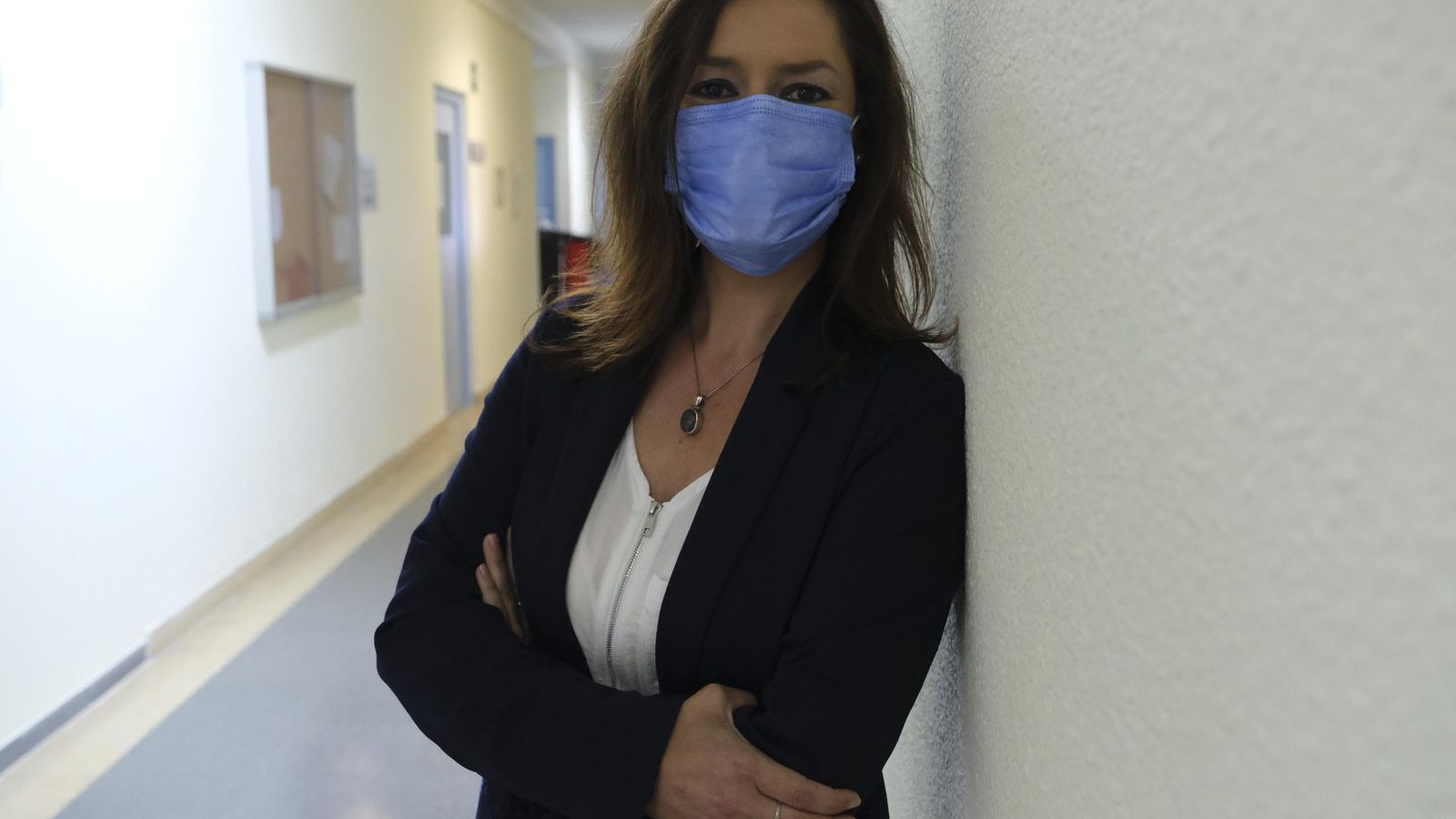 La enfermera referente escolar provincial, Alicia Galera, al frente del programa de consejos saludables COVID