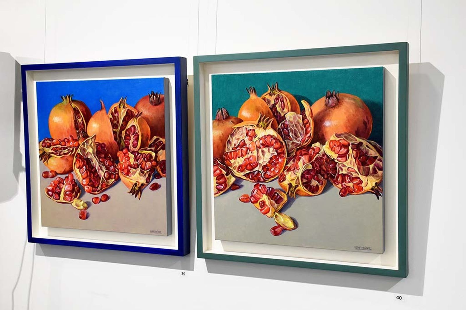 Inauguración exposición 'Naturaleza' del pintor ayamontino Juan Fernández.