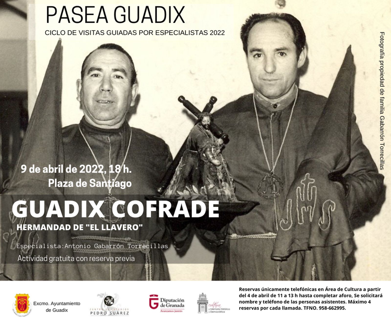 Imagen promocional de la ruta cofrade de 'Pasea Guadix'