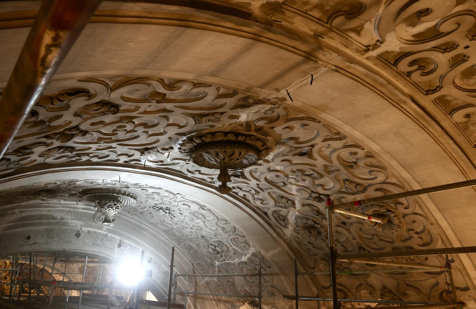 Obras en la Iglesia de La Caridad