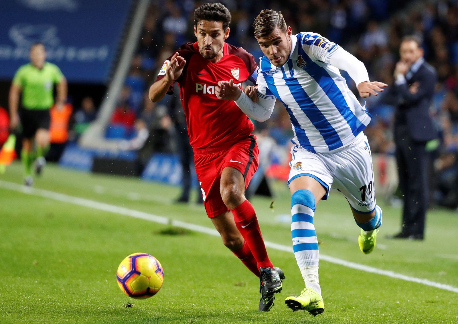 El Real Sociedad-Sevilla, en imágenes