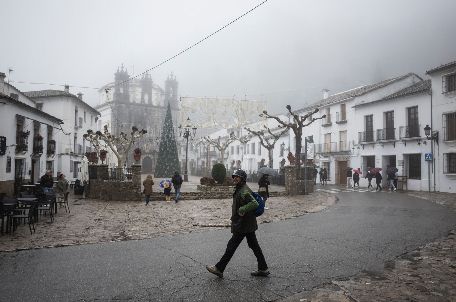 Imagen de archivo de un día de lluvia en Grazalema
