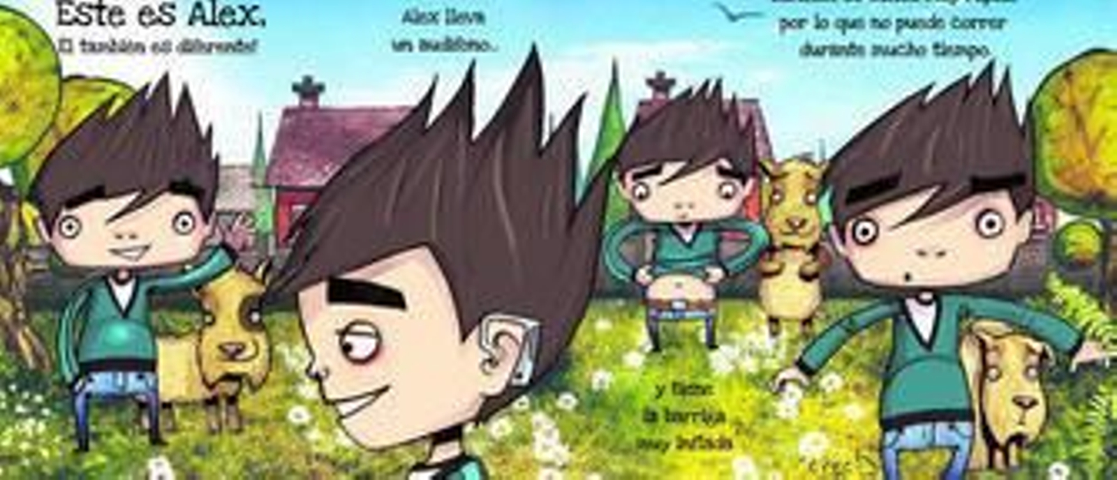 Cómic. La publicación infantil se repartirá entre todos los socios de la asociación MPS y en los hospitales de día de todo el país.