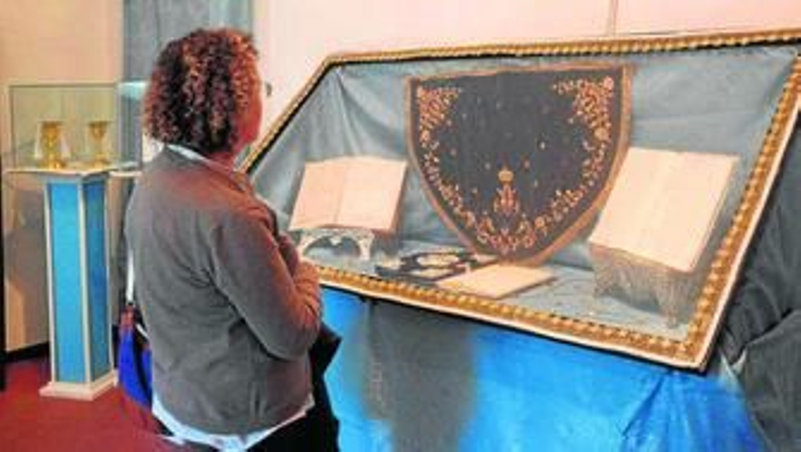 Una de las exposiciones de las Jornada del Patrimonio de la Sierra que se celebran en Alájar.