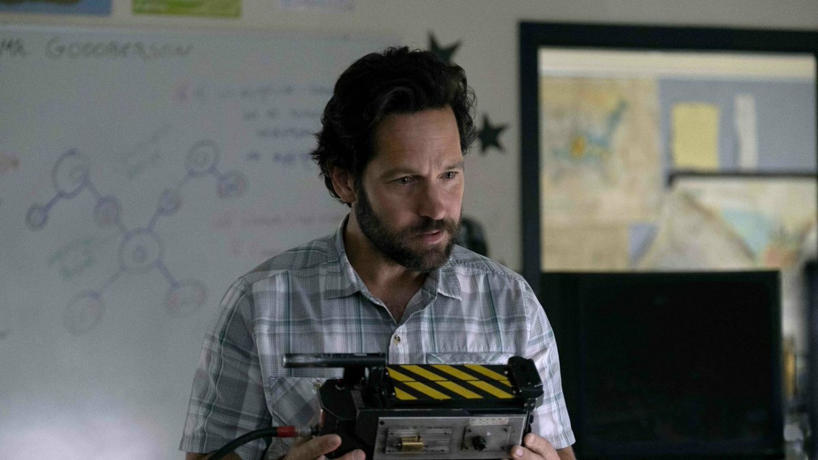Paul Rudd en 'Cazafantasmas Más Allá'