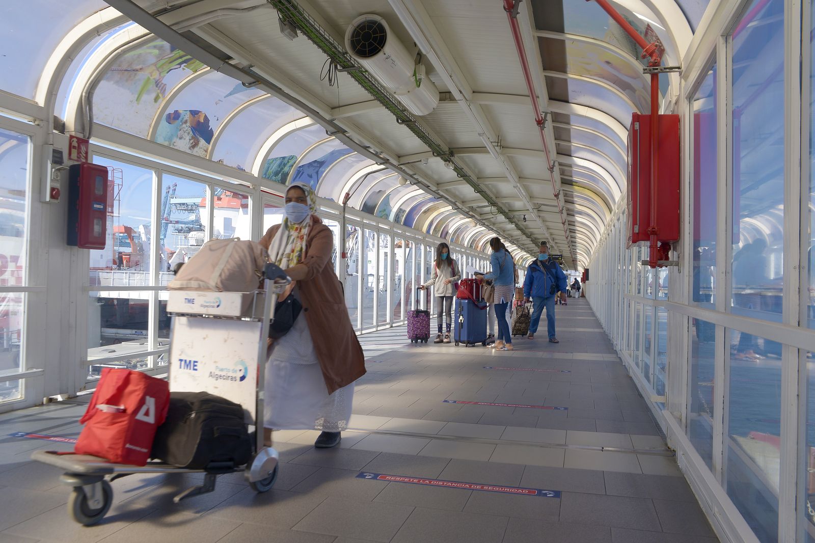 Fotos del atraque del buque Ciudad de Malaga