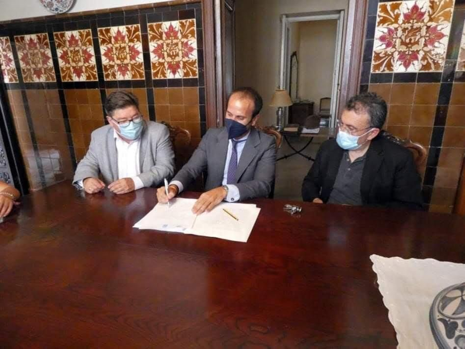 Firma del contrato de compraventa