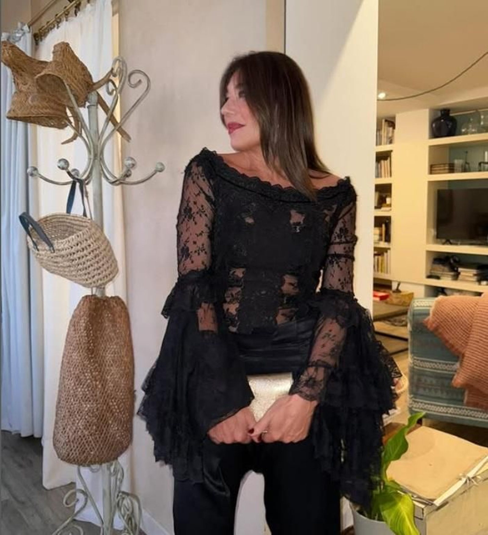 Raquel Revuelta en la noche del pescaíto.