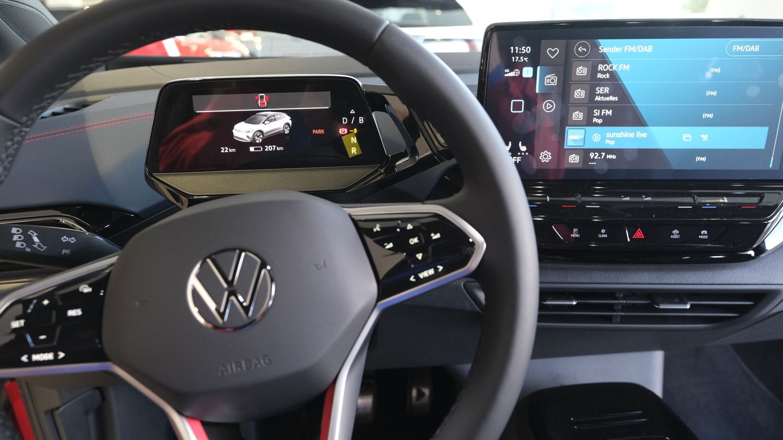 Interior del ID. 4 de Volkswagen