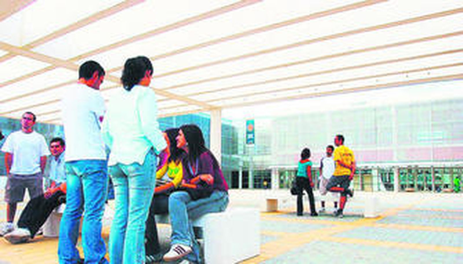 Una imagen del campus universitario de La Asunción.