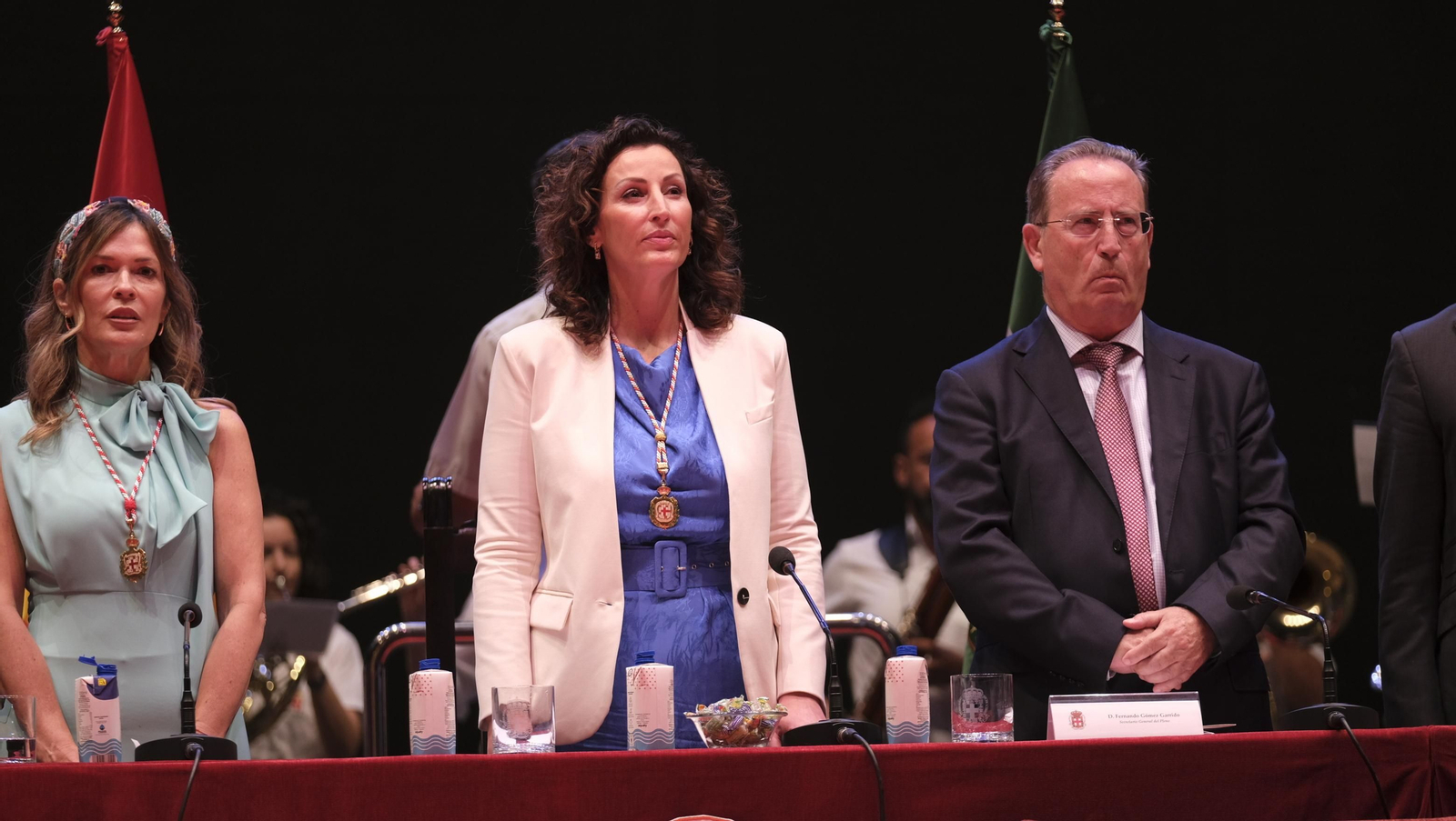 Imágenes de la constitución de la Corporación Municipal de almería, con María Vázquez como Alcaldesa