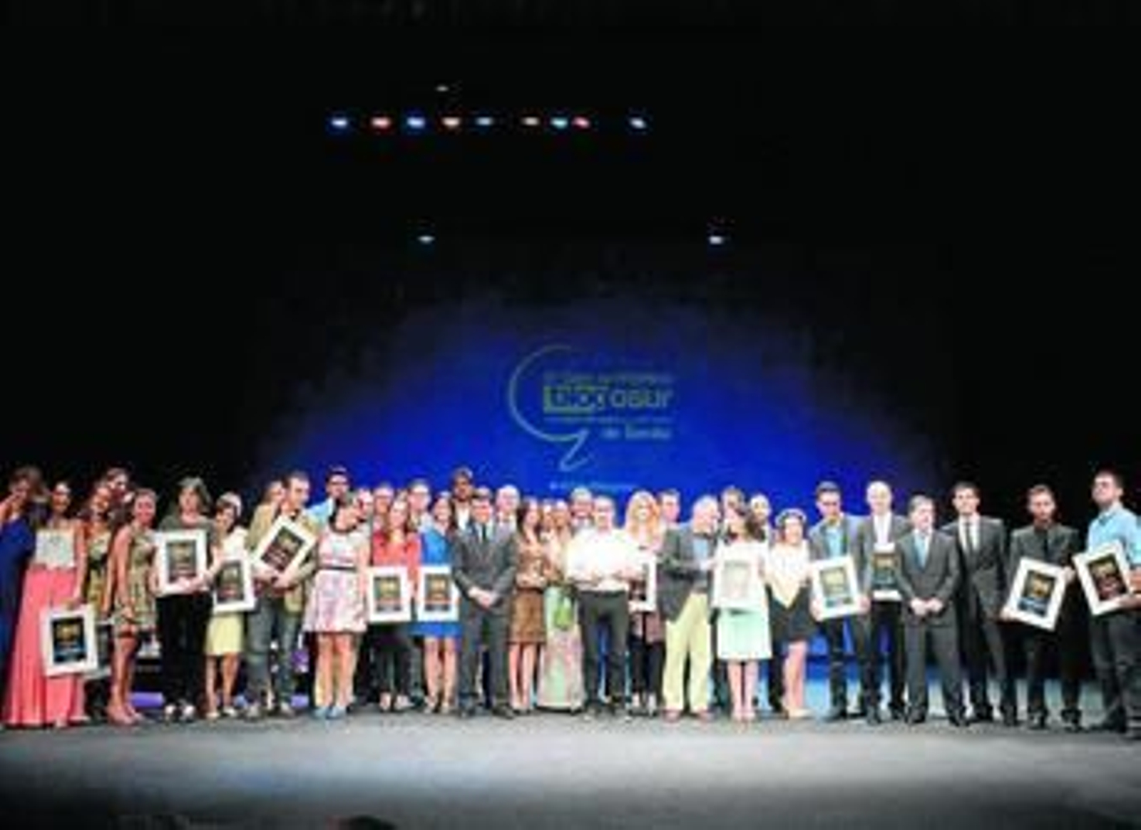 Los premiados en la IV Gala Blogosur.