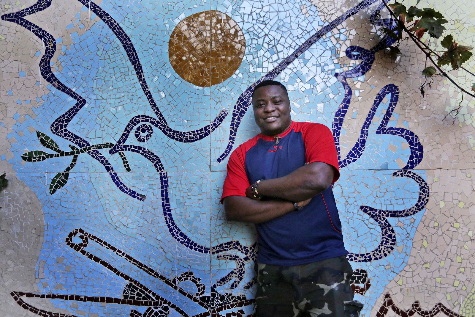 Samuel Parfait Bayeck, en el centro Tartessos de la asociación Cardijn de Cádiz, donde se encuentra acogido.