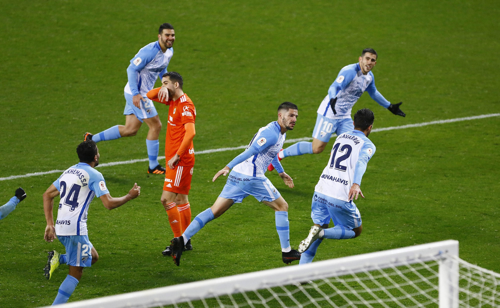 Las fotos del Málaga CF - Real Oviedo de Copa del Rey