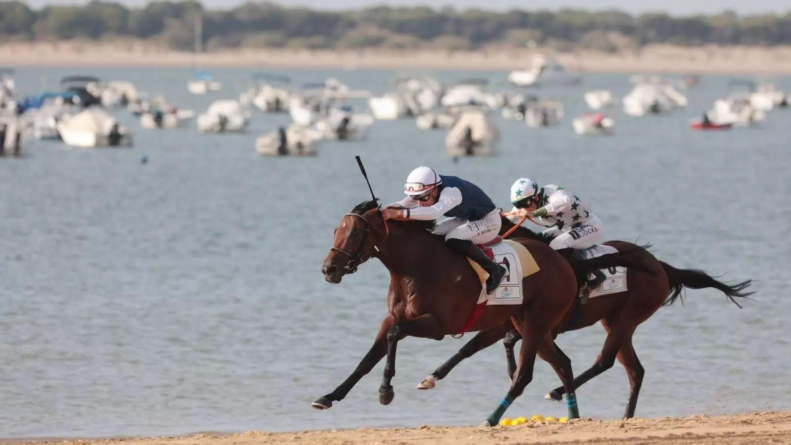 Ricardo Sousa se impone en el premio Grupo Indeso montando a Fred On Fire.