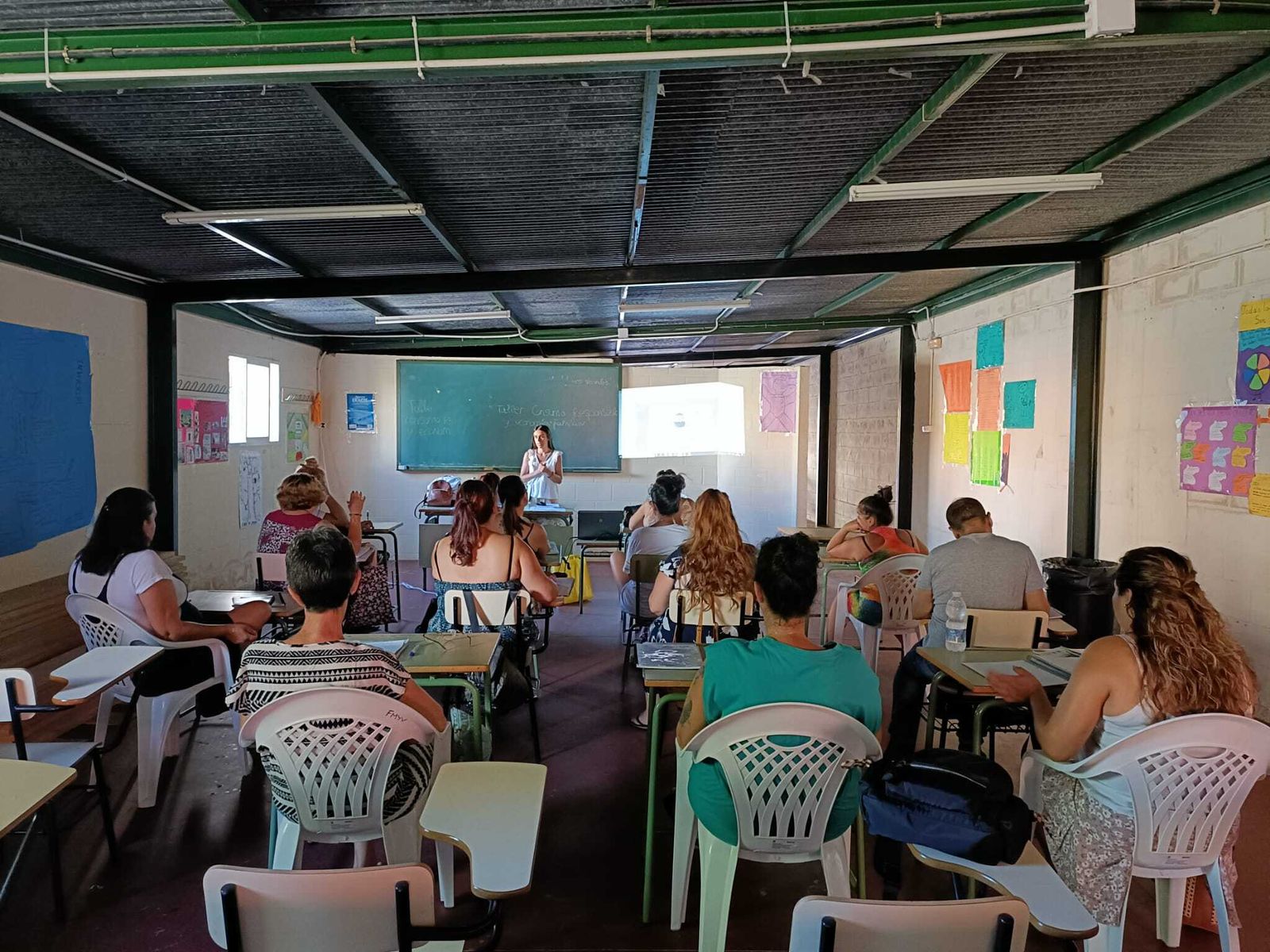 Un momento de los talleres de la Fundación Márgenes y Vínculos.