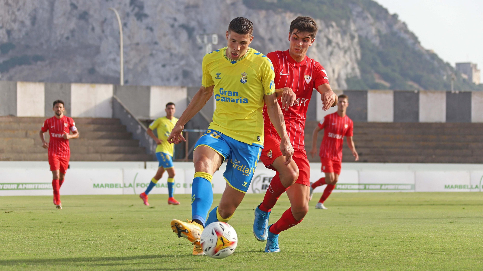Las mejores fotos del Sevilla - Las Palmas en La Línea