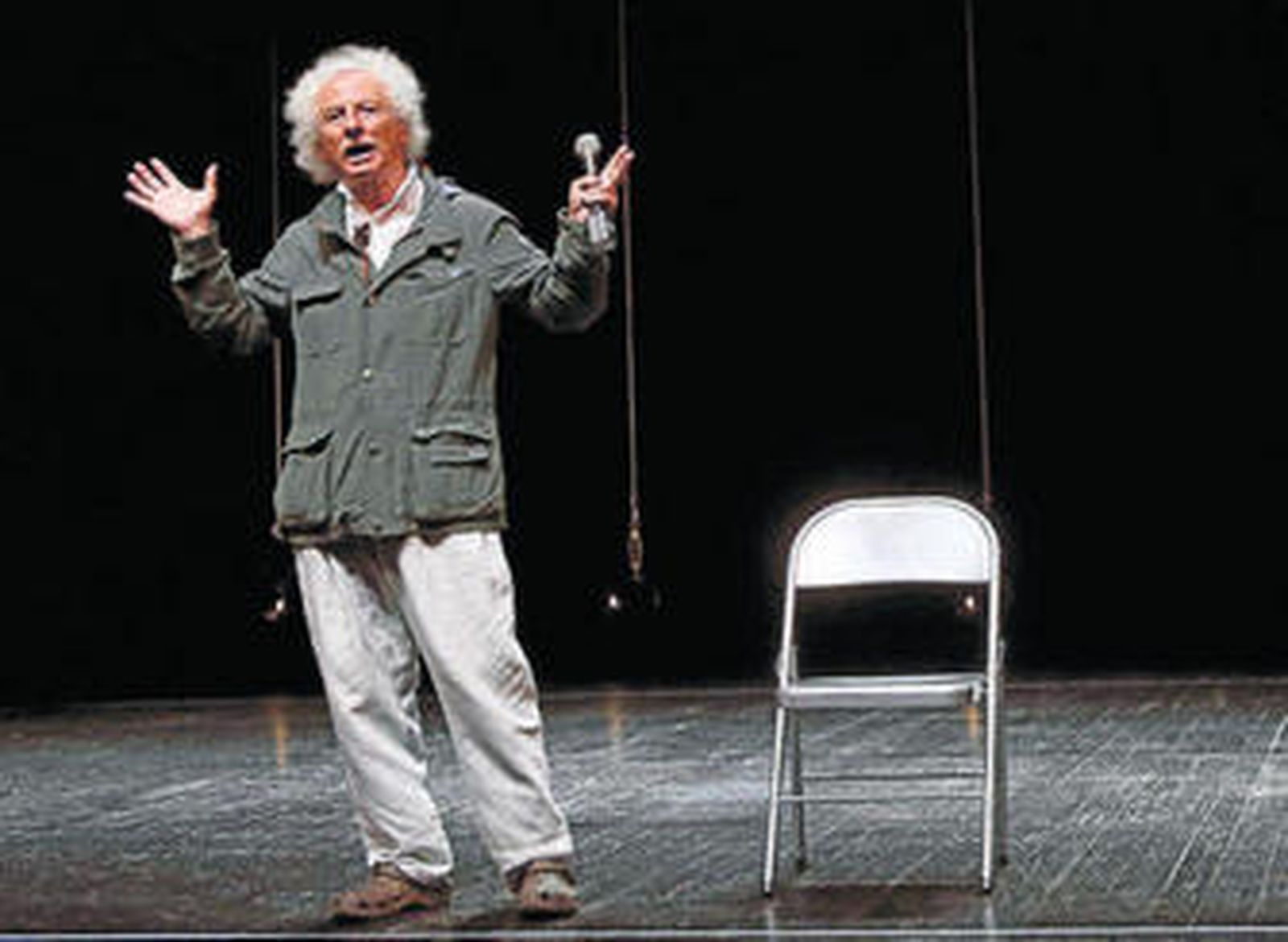 El Brujo, ayer, en los Teatros del Canal.