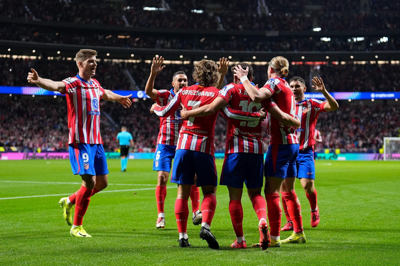 Las mejores imágenes del Atlético de Madrid en su duelo contra el Lille