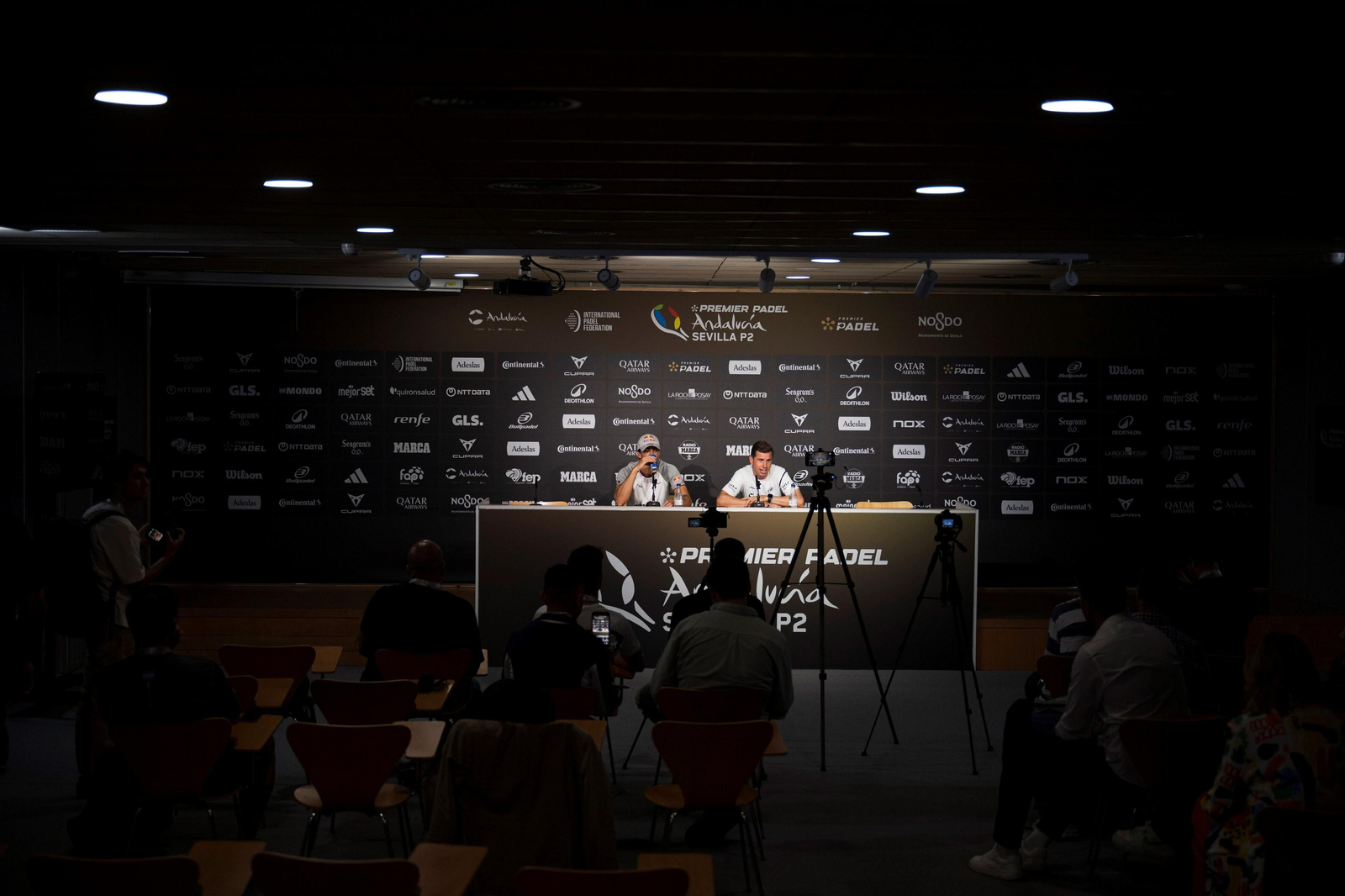 Las mejores fotos de los cuartos de final del pádel en el Estadio de la Cartuja