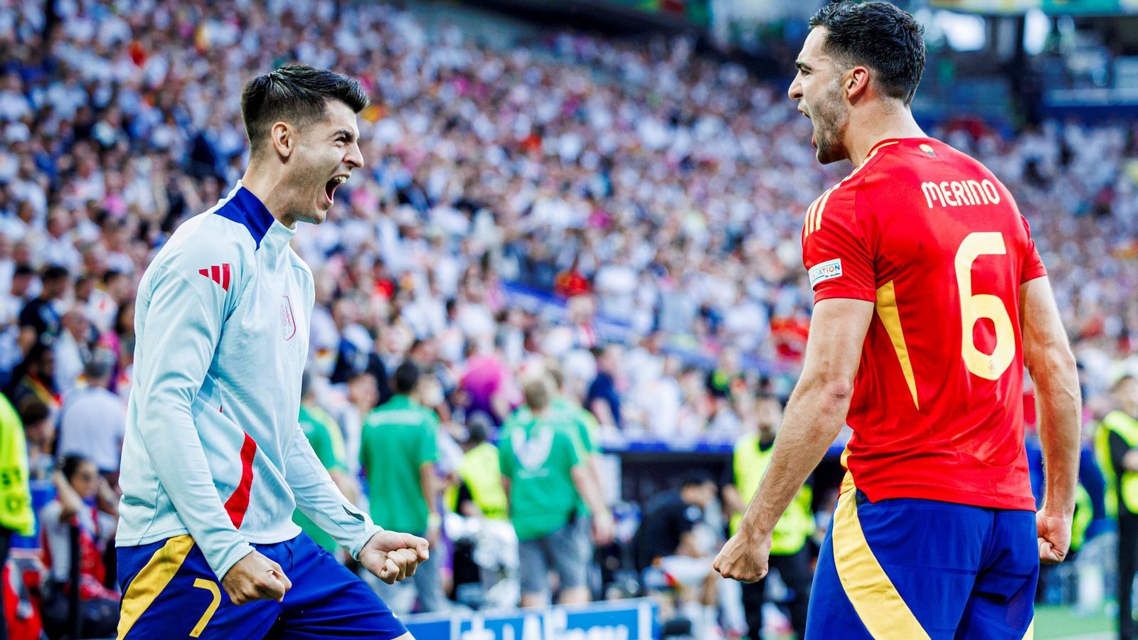 Las mejores fotos del España-Alemania