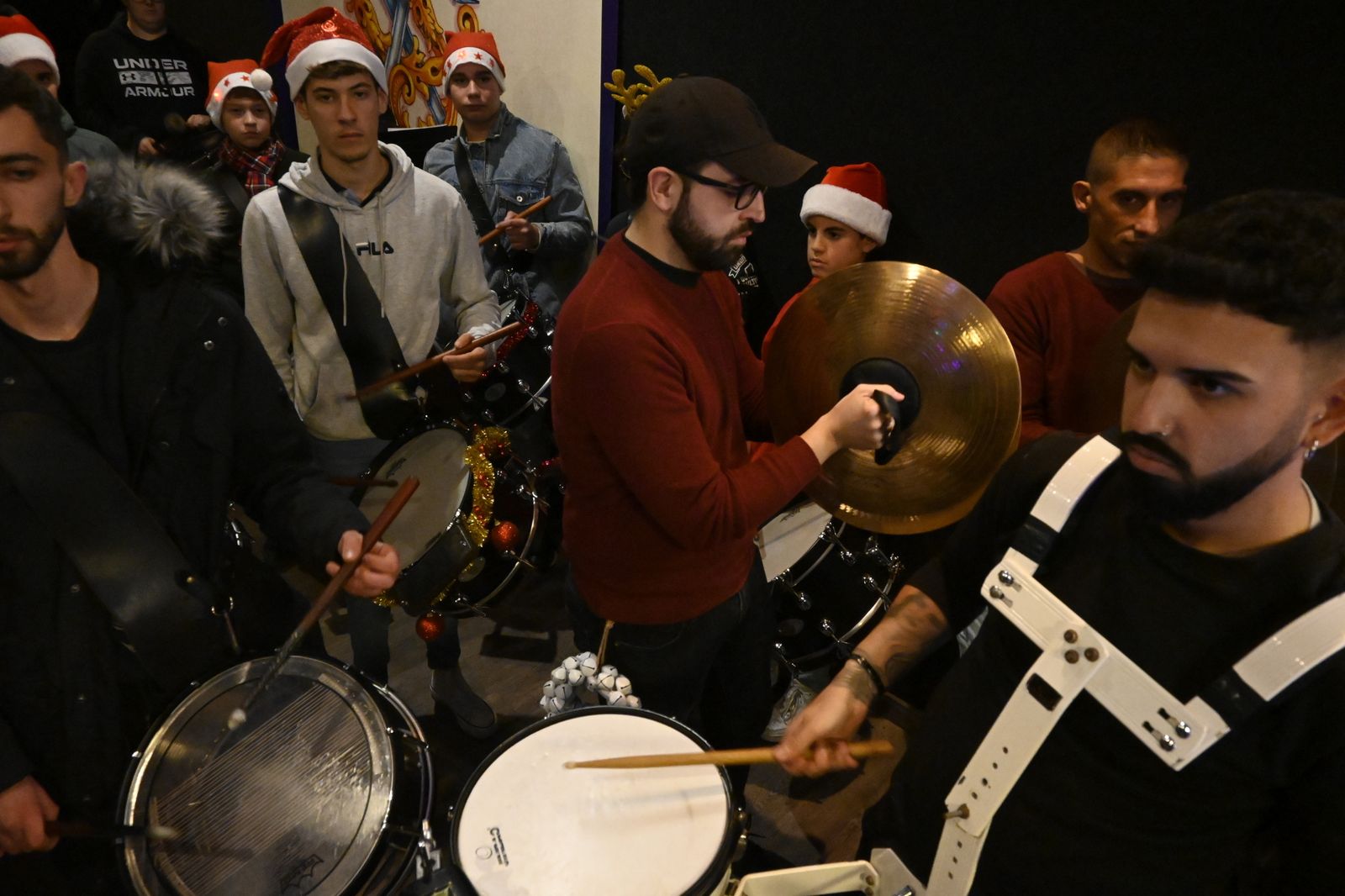 Ensayo preparatorio de la AM Santa Cruz para la cabalgata de Reyes Magos, en Imágenes