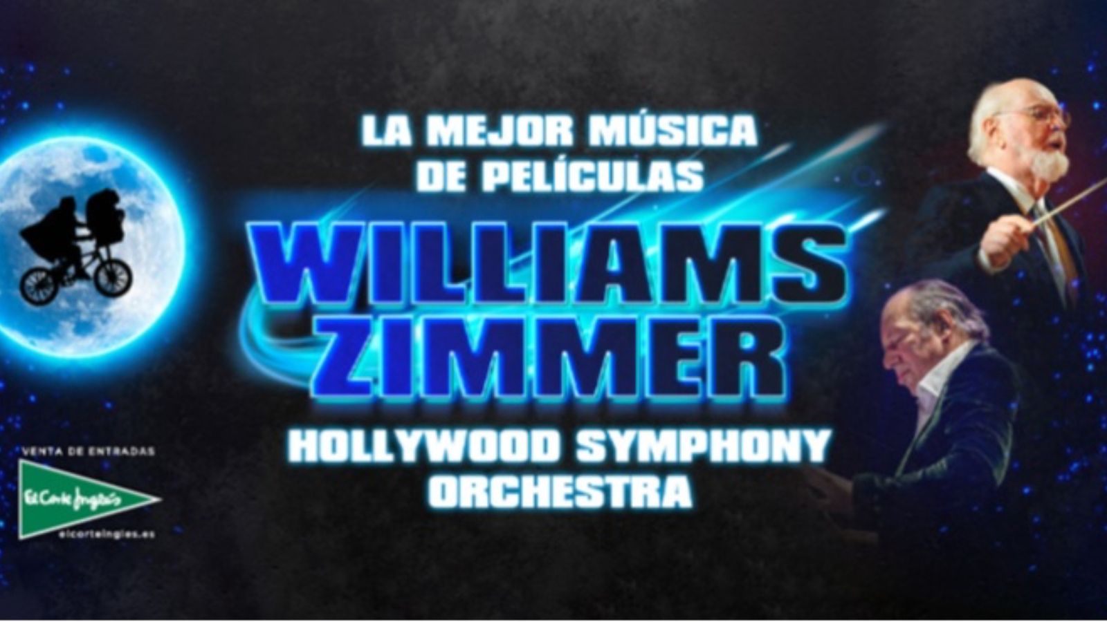 La Hollywood Symphony Orchestra interpretará las grandes bandas sonoras de Williams y Zimmer.