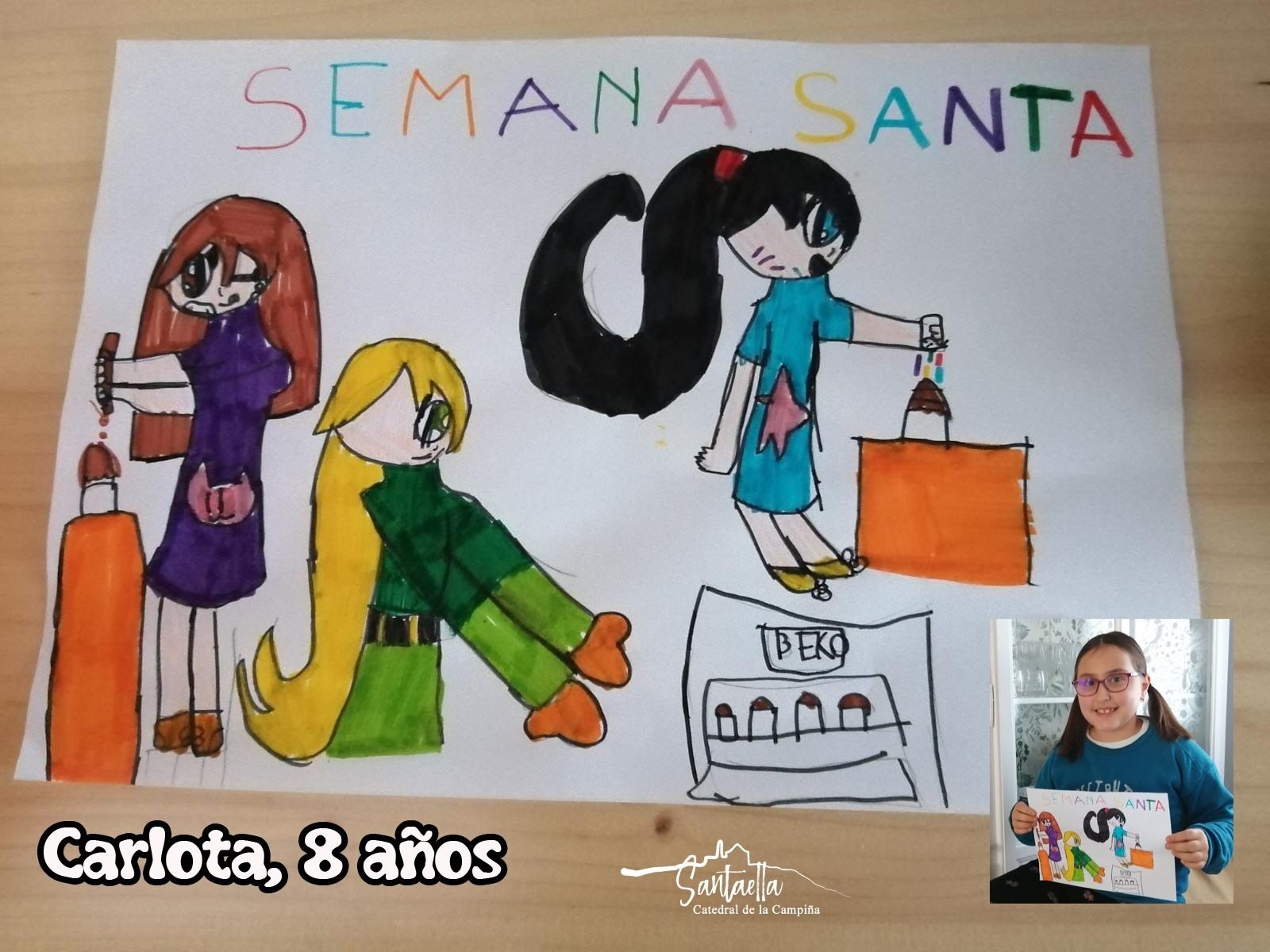 La Semana Santa, dibujada por los más pequeños