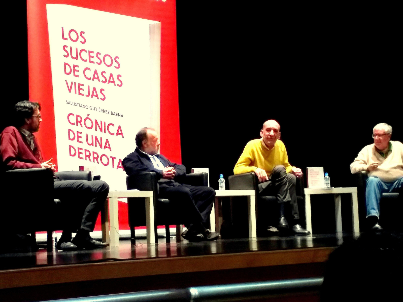 José González, Salustiano Gutiérrez y José Luis Gutiérrez.
