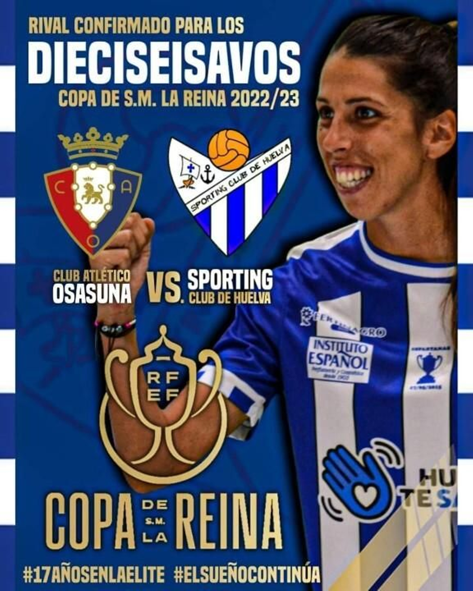 El Sporting Huelva es el vigente subcampeón de la Copa de la Reina.