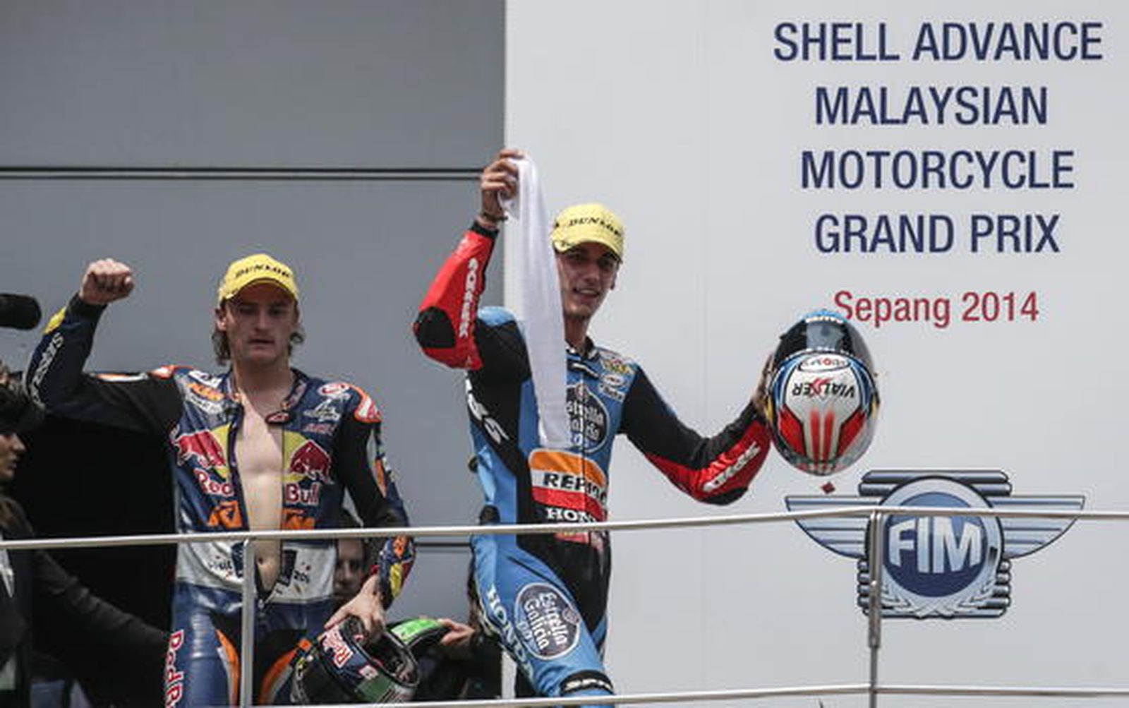 Podio de la carrera de Moto3.

Foto: EFE