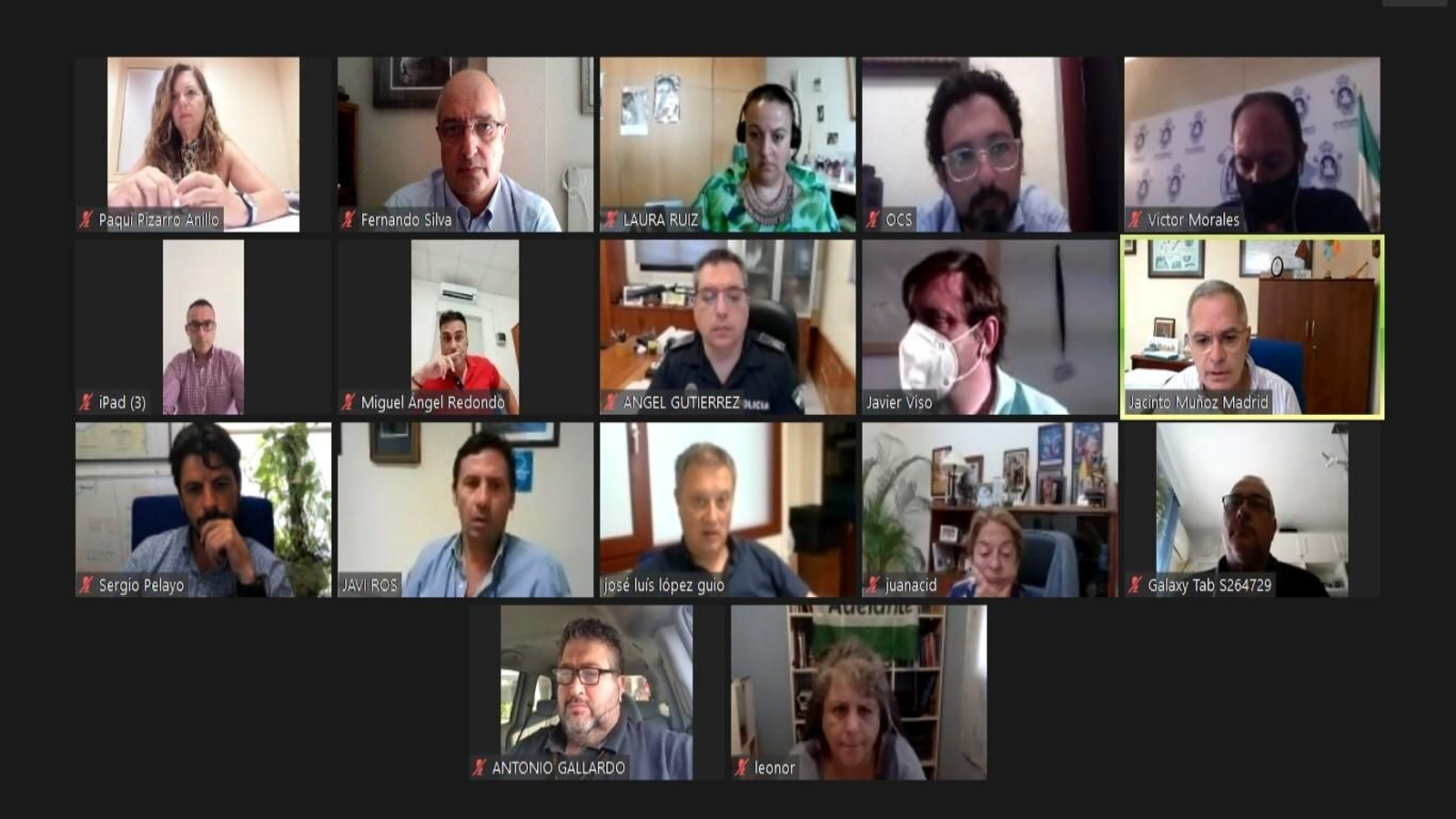 La comisión de Seguridad Ciudadana del Ayuntamiento de Algeciras.