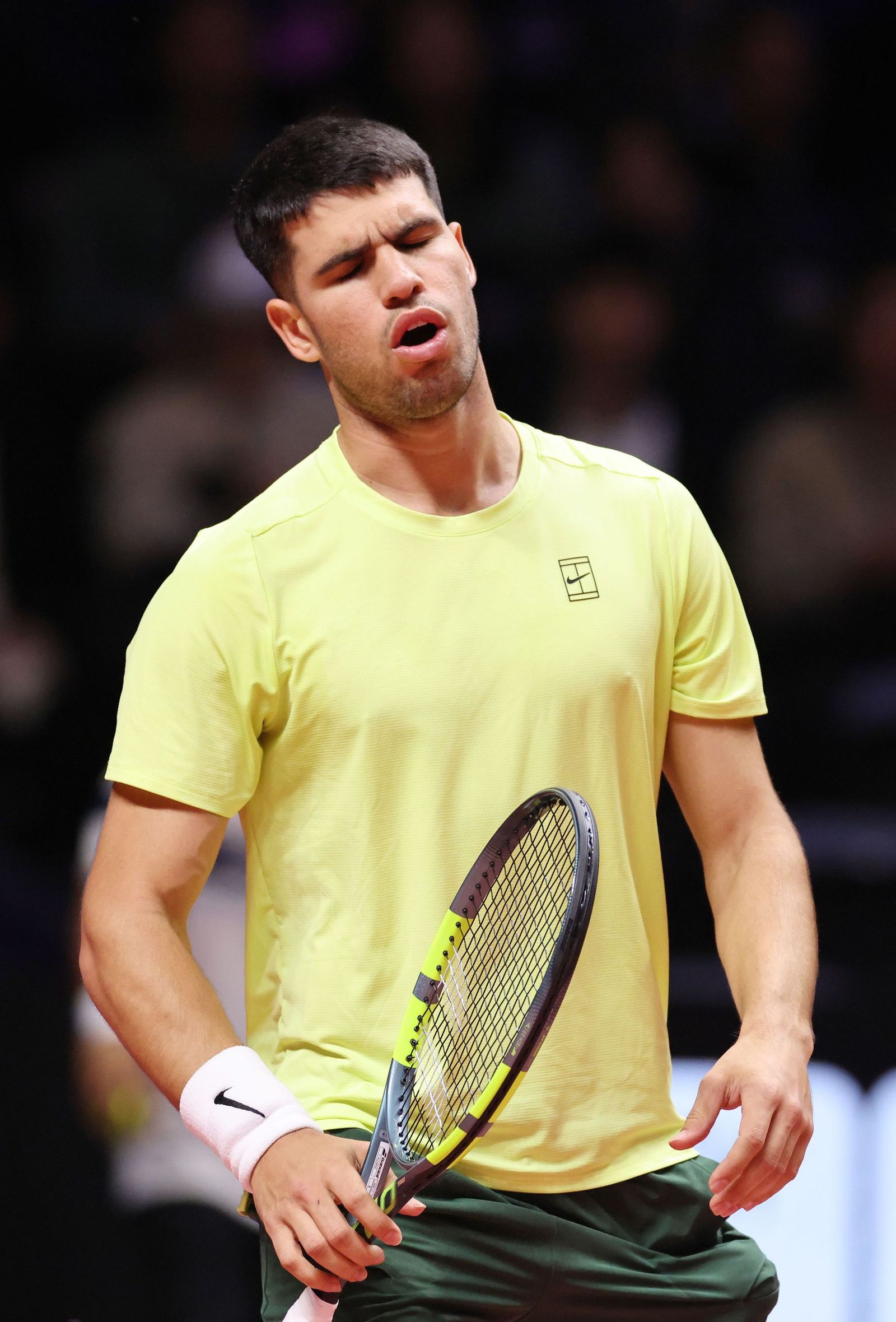 Las fotos de la exhibición entre Alcaraz y Sinner