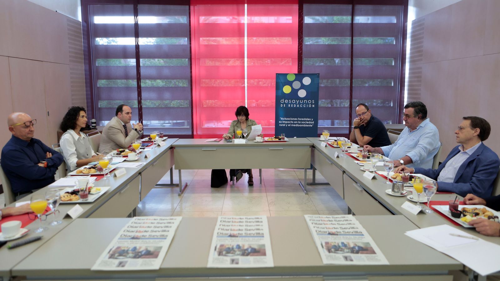 Uno de los momentos de la mesa de debate