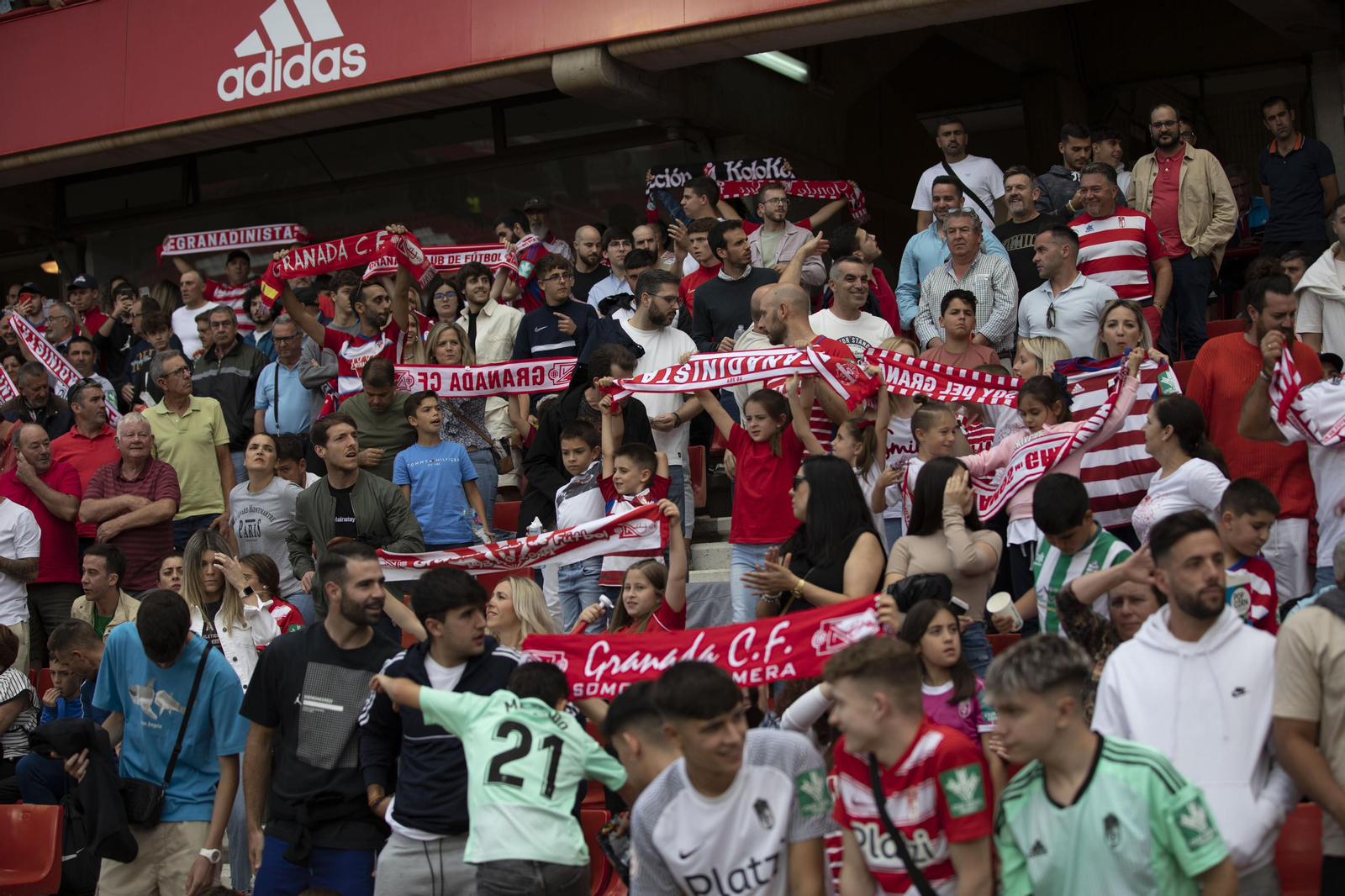 Encuéntrate en la grada en el Recreativo Granada - Real Avilés
