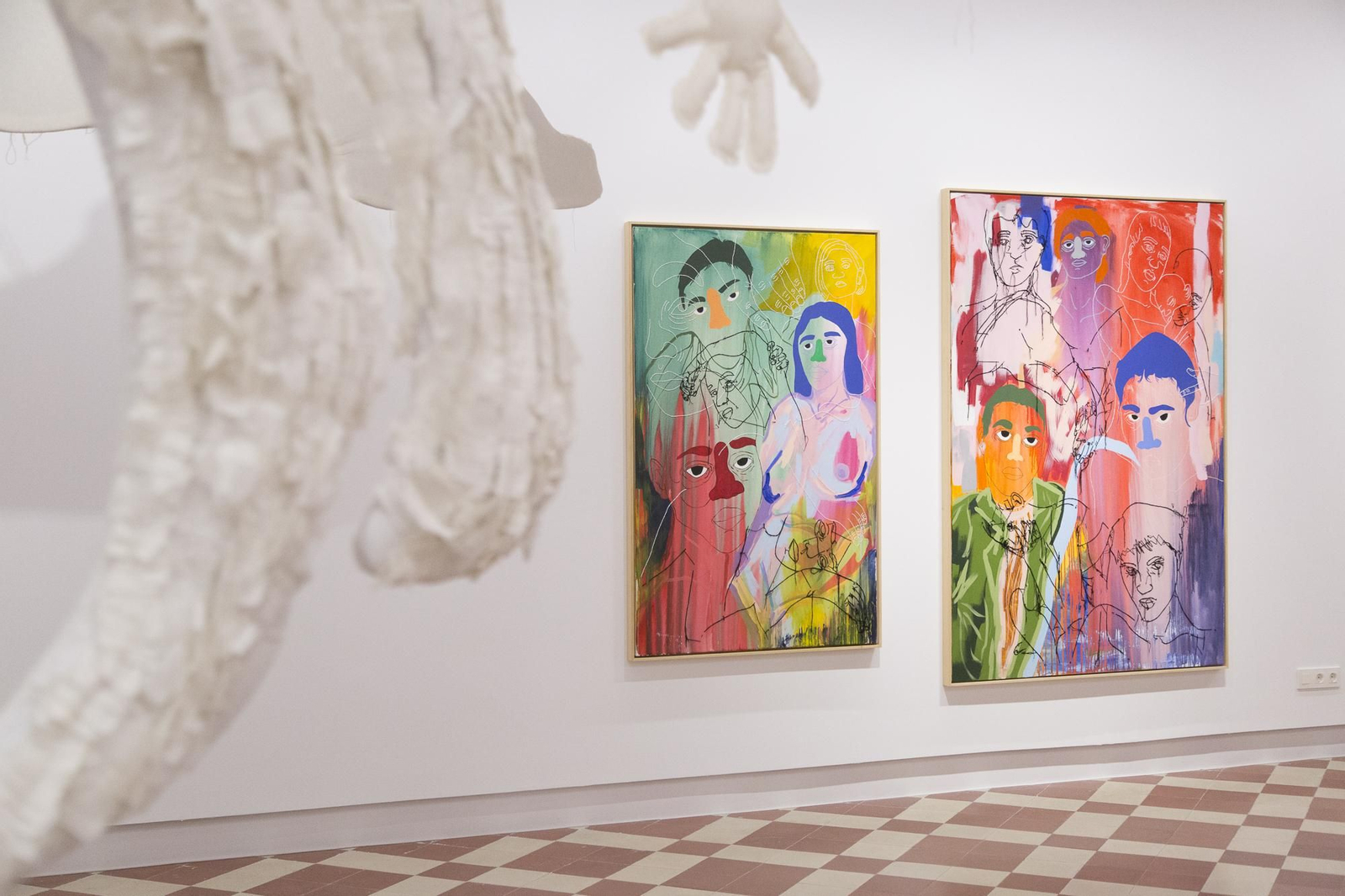 Obras de la exposición de Ela Fidalgo Obras de la exposición de Ela Fidalgo