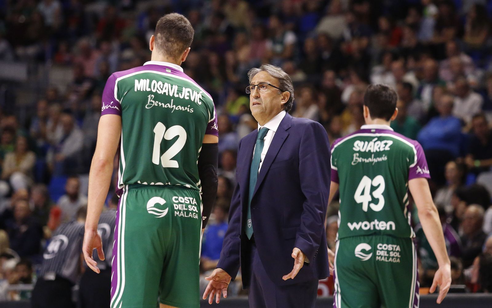 Las imágenes del Unicaja-Tecnyconta Zaragoza