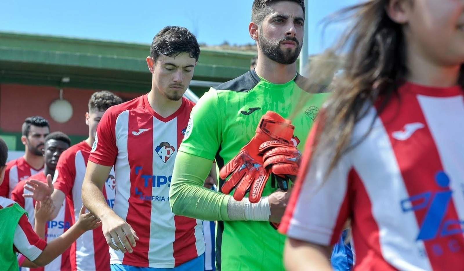Manu y Juanlu, con gesto de concentración en el último partido en la Ciudad Deportiva de Los Ángeles