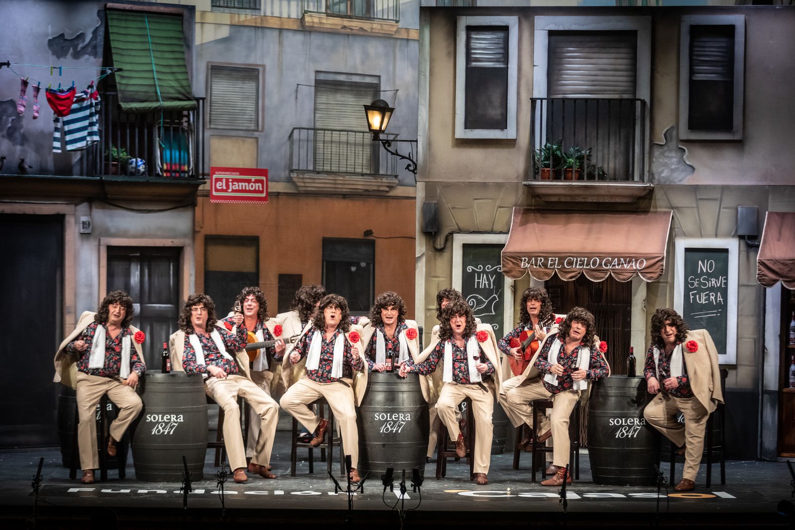 La chirigota del Selu 'Los quemasangre' cerraron a función