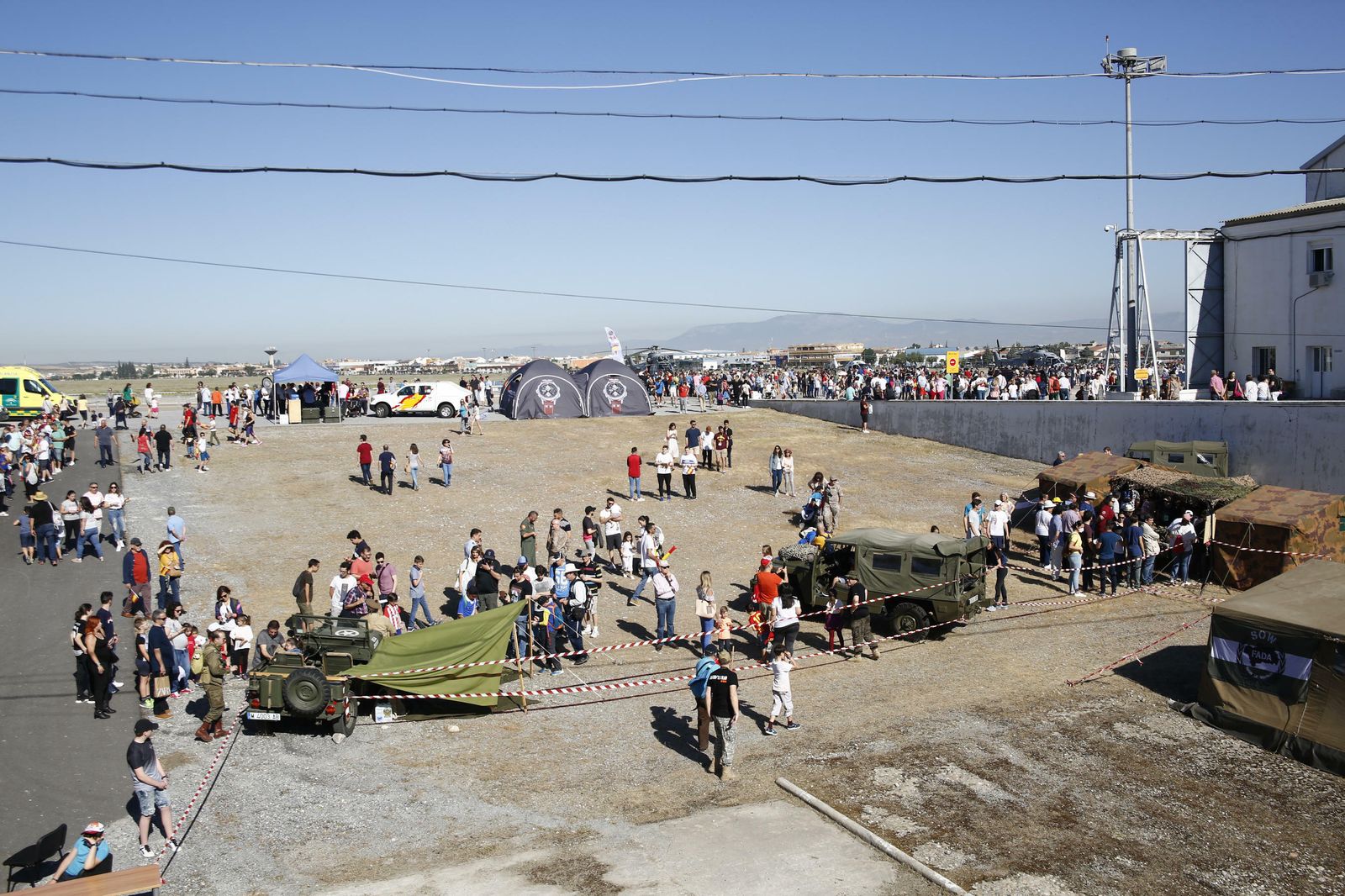 Jornada de puertas abiertas y 'altos vuelos' en la Base Aérea de Arilla